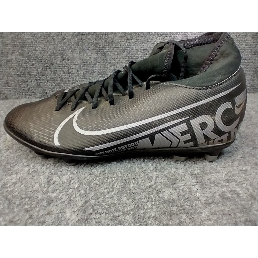 Nike Mercurial Superfly‎ 7 Academy MG Mens 6.5 Soccer Cleats Black Silver AT7946 - Picture 3 of 11